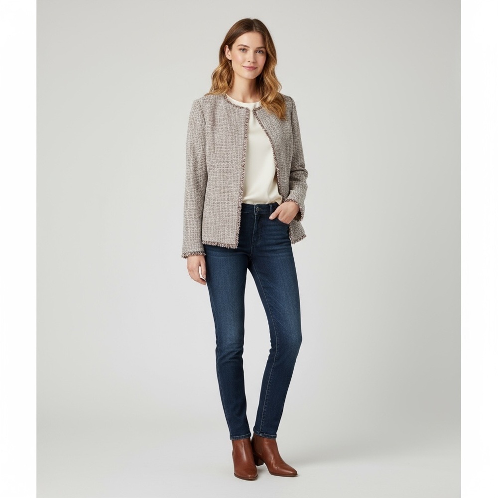 Banana Republic Multicolor Tweed Jacket NEW!! - Picture 3 of 3